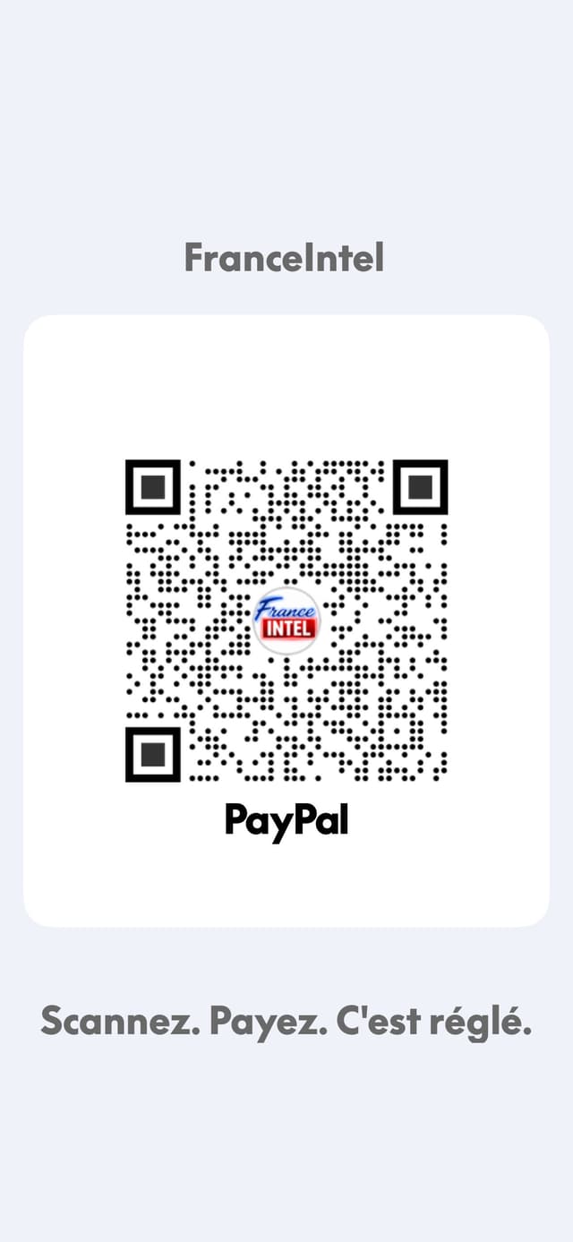 QR Code PayPal FranceIntel